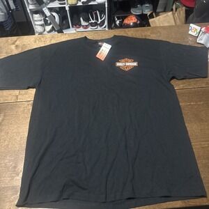 Men's XXL Black Harley Davidson Savannah Georgia T Shirt New With Tags